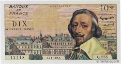 10 Nouveaux Francs RICHELIEU FRANCE  1963 F.57.22