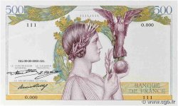 500 Francs VICTOIRE type 1932 Non émis FRANCE  1932 NE.1932 SPL