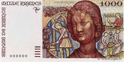 1000 Francs ART MÉDIÉVAL type 1983 adapté Non émis FRANCE  1987 NE.1987.05b NEUF