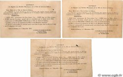1, 2 et 5 Francs Lot FRANCE régionalisme et divers Maubeuge et Solre-Le-Chateau 1915 JP.- TB+