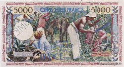 5000 Francs antillaise Spécimen GUADELOUPE  1960 P.40s pr.SPL