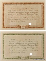 50 Centimes et 2 Francs Spécimen FRANCE Regionalismus und verschiedenen La Roche-Sur-Yon 1915 JP.065.15 et JP.065.22 fST