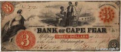 3 Dollars ÉTATS-UNIS D&nbsp;AMÉRIQUE Wilmington 1859 P.- TB+
