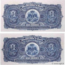 2 Gourdes Consécutifs HAÏTI  1980 P.231A UNC