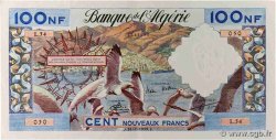 100 Nouveaux Francs ALGERIA  1959 P.121a