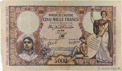 5000 Francs ALGERIA  1942 P.090a