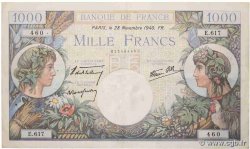 1000 Francs COMMERCE ET INDUSTRIE FRANCIA  1940 F.39.02 q.SPL