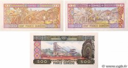 100 Francs Guinéens Lot GUINEA  1985 P.30a, P.31a et P.35a fST+