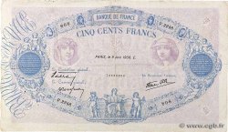 500 Francs BLEU ET ROSE modifié FRANCIA  1938 F.31.14