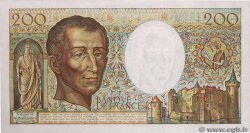 200 Francs MONTESQUIEU FRANKREICH  1981 F.70.01 fST