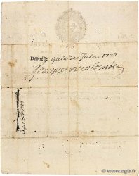 541 Livres FRANCE  1722 Laf.-- VF
