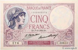 5 Francs FEMME CASQUÉE FRANCE  1932 F.03.16