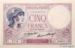5 Francs FEMME CASQUÉE FRANCE  1932 F.03.16