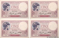5 Francs FEMME CASQUÉE Lot FRANCE  1933 F.03.17