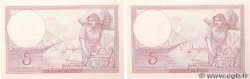 5 Francs FEMME CASQUÉE modifié Consécutifs FRANCE  1940 F.04.16 NEUF