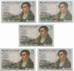 5 Francs BERGER Lot FRANCE  1945 F.05.06 UNC-