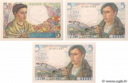 5 Francs BERGER Lot FRANCE  1945 F.05.06