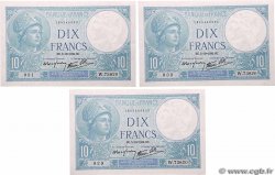 10 Francs MINERVE modifié Lot FRANCE  1939 F.07.10