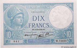 10 Francs MINERVE modifié FRANCE  1939 F.07.10