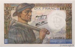 10 Francs MINEUR FRANCE  1947 F.08.17