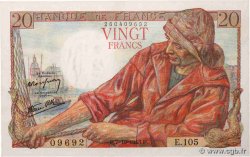 20 Francs PÊCHEUR FRANCE  1943 F.13.07