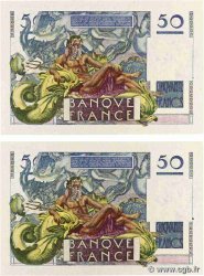 50 Francs LE VERRIER Consécutifs FRANCE  1947 F.20.09 AU