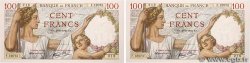 100 Francs SULLY Consécutifs FRANCE  1940 F.26.32