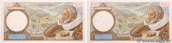100 Francs SULLY Consécutifs FRANCE  1940 F.26.32 UNC-