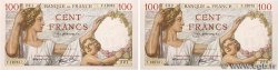 100 Francs SULLY Consécutifs FRANCE  1940 F.26.32