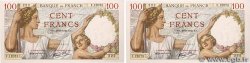 100 Francs SULLY Consécutifs FRANCE  1940 F.26.32