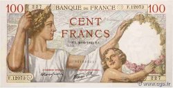 100 Francs SULLY FRANCE  1940 F.26.32