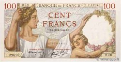 100 Francs SULLY FRANCE  1940 F.26.32