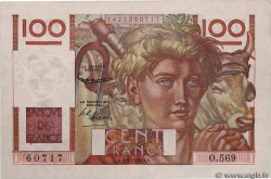 100 Francs JEUNE PAYSAN FRANCE  1953 F.28.40