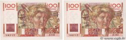 100 Francs JEUNE PAYSAN Consécutifs FRANCE  1946 F.28.11