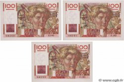 100 Francs JEUNE PAYSAN Consécutifs FRANCE  1946 F.28.11