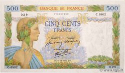 500 Francs LA PAIX FRANCIA  1942 F.32.41