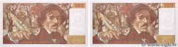 100 Francs DELACROIX modifié Consécutifs FRANCE  1982 F.69.06 pr.NEUF