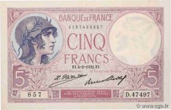 5 Francs FEMME CASQUÉE FRANCE  1932 F.03.16
