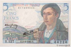 5 Francs BERGER FRANCE  1945 F.05.06