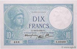 10 Francs MINERVE modifié FRANCE  1940 F.07.25