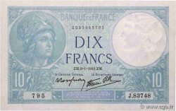 10 Francs MINERVE modifié FRANKREICH  1941 F.07.27