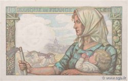 10 Francs MINEUR FRANCE  1942 F.08.03 UNC-