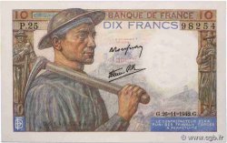 10 Francs MINEUR FRANCE  1942 F.08.06