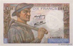 10 Francs MINEUR FRANCE  1946 F.08.15