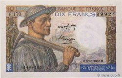 10 Francs MINEUR FRANCE  1949 F.08.20
