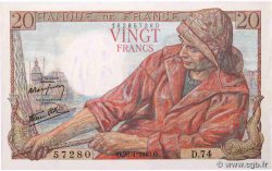 20 Francs PÊCHEUR FRANCE  1943 F.13.05
