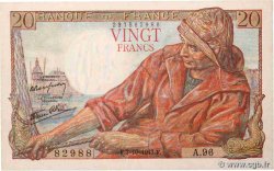20 Francs PÊCHEUR FRANCE  1943 F.13.07