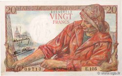 20 Francs PÊCHEUR FRANCE  1943 F.13.07