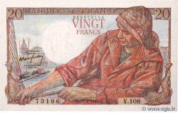 20 Francs PÊCHEUR FRANCE  1944 F.13.08