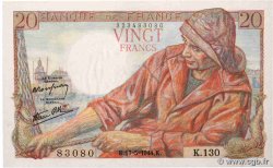 20 Francs PÊCHEUR FRANCIA  1944 F.13.09